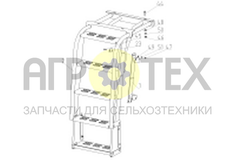 Чертеж Лестница (1.07.02.000Ф)